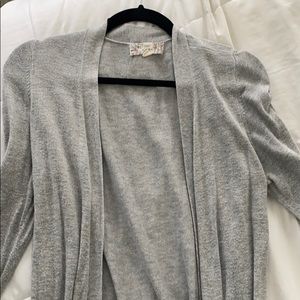 grey kohl’s cardigan